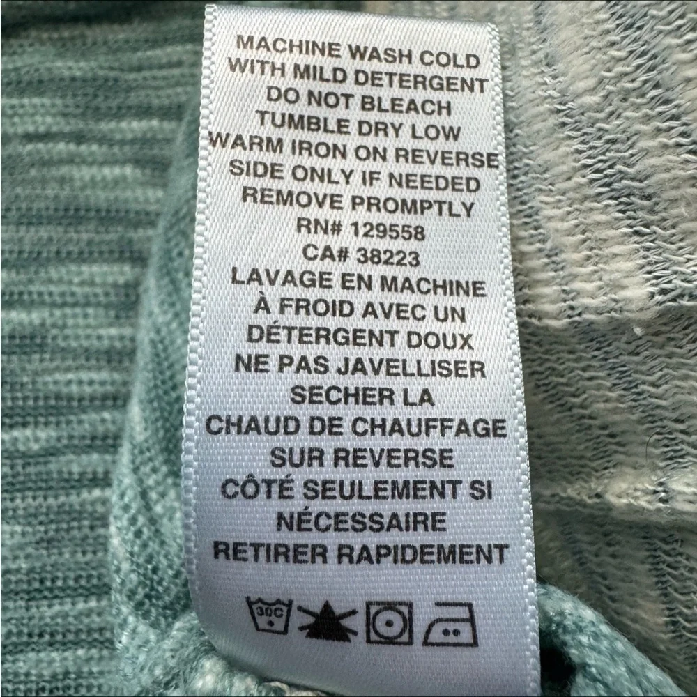 ANTHROPOLOGIE + SOL ANGELES Joggers Womens Medium Heathered Aqua Textured Pants